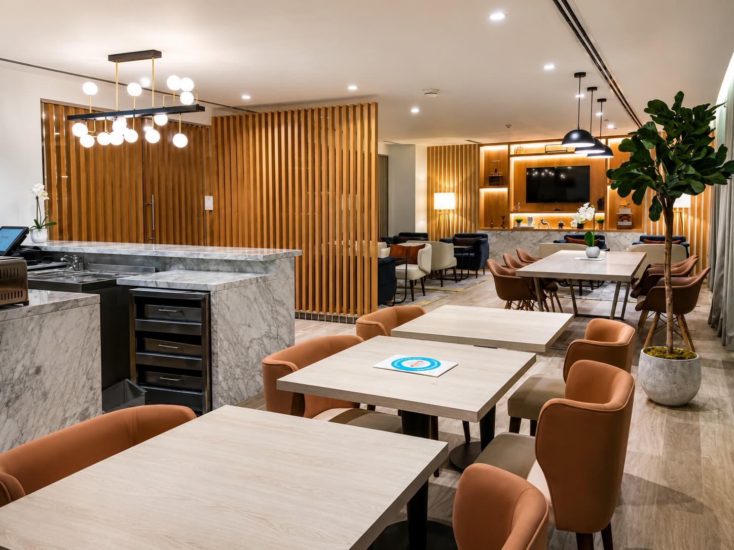 Concept Interiors — finished café interior